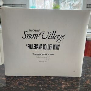 Dept.56 Snow Village Rollerama Roller Rink